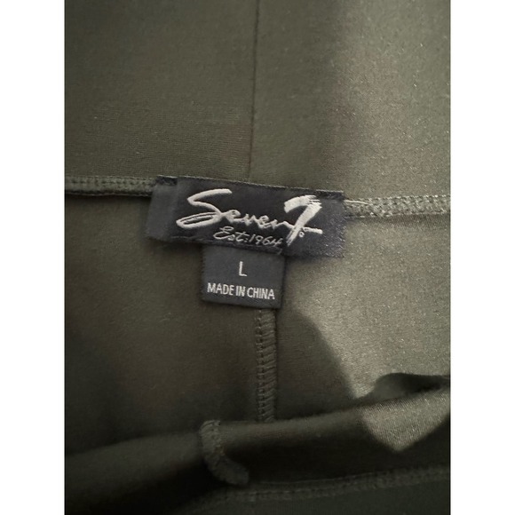 Seven Women's Green Dress Pants Tapered Leg Stretch Leggings‎ Size Large - Picture 7 of 9